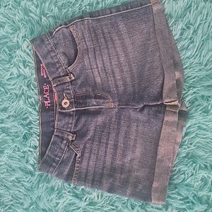 Children's Place Jean shorts - like new- youth 10